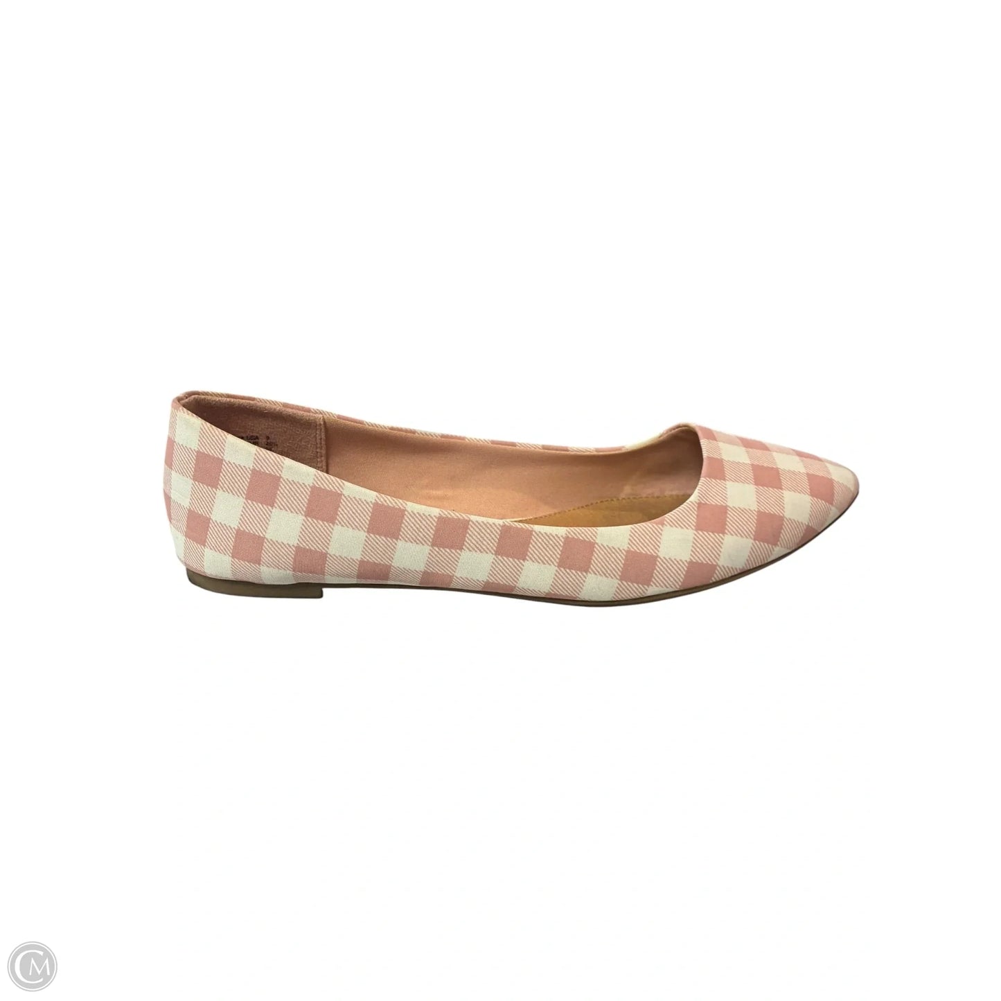 Shoes Flats By Christian Siriano In Pink & White, Size: 9