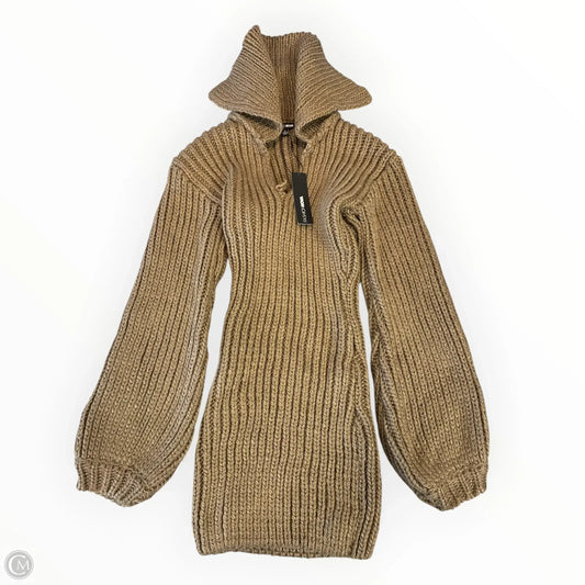 Dress Sweater By Fashion Nova In Brown, Size: S