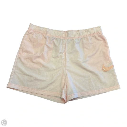 Athletic Shorts By Nike In Peach, Size: Xxl