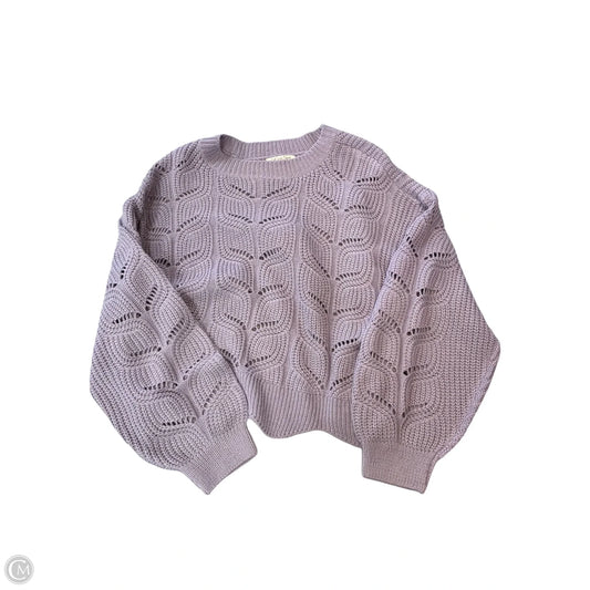 Sweater By Clothes Mentor In Purple, Size: L