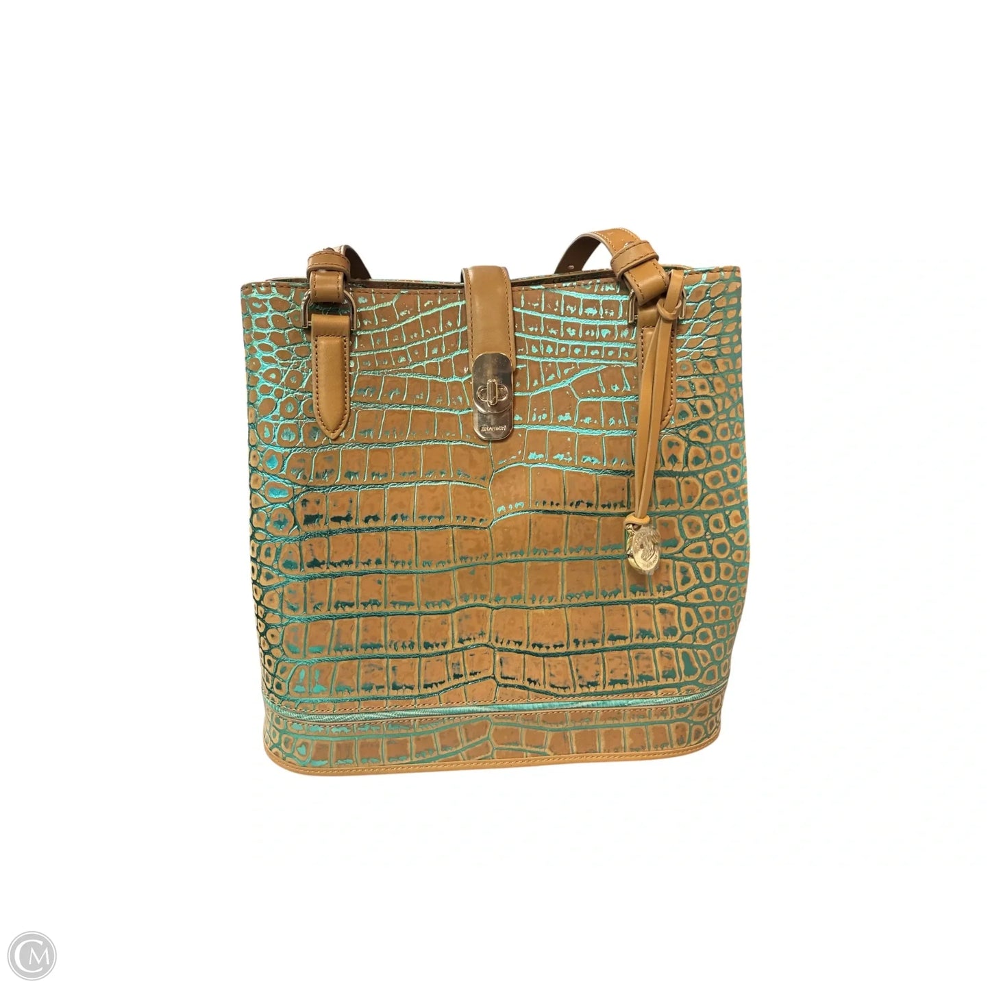 Handbag Designer By Brahmin, Size: Large