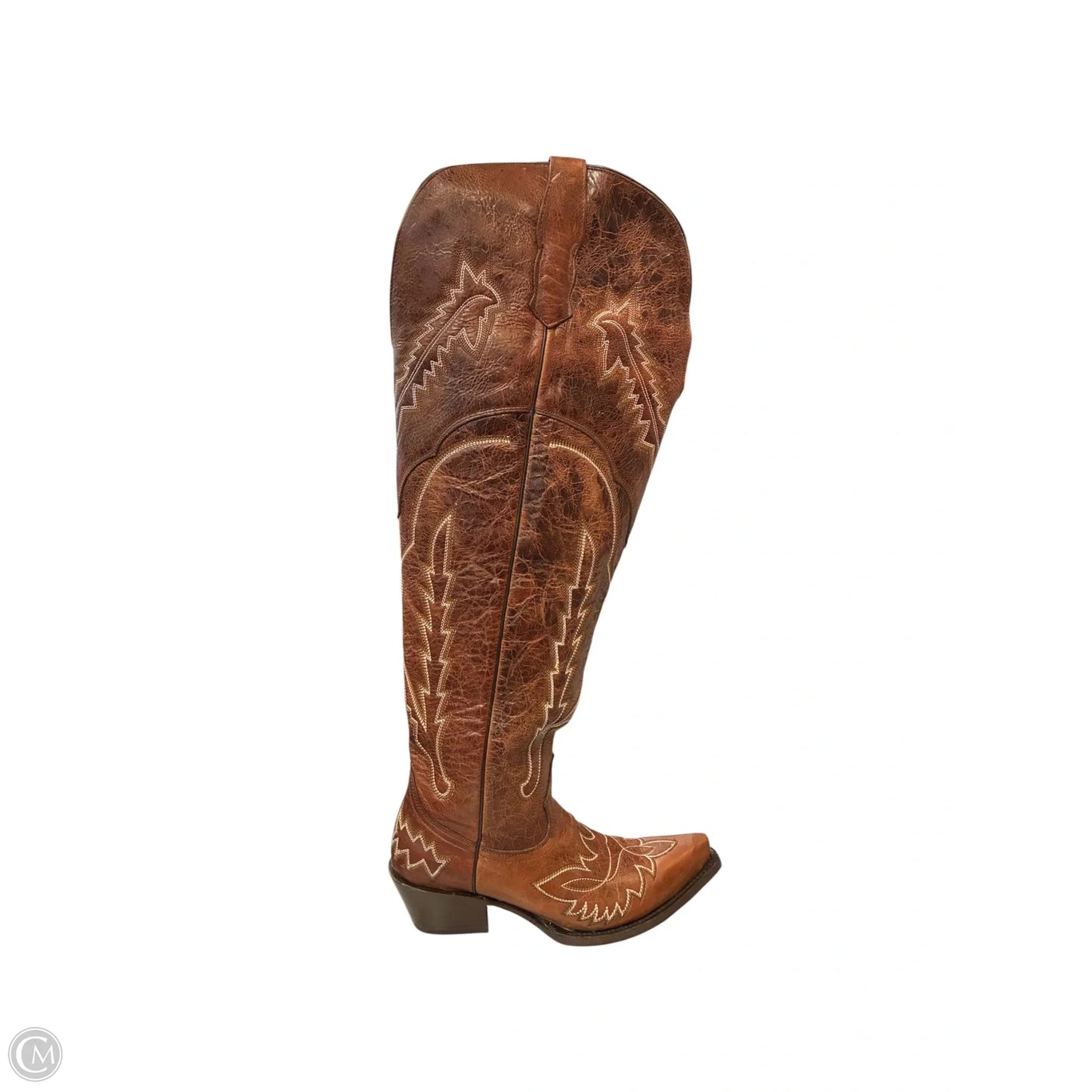 Boots Western By Clothes Mentor In Brown, Size: 8