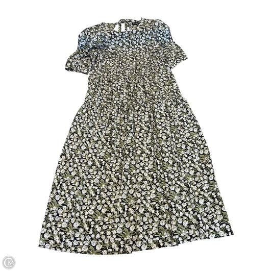 Dress Casual Maxi By En Saison In Floral Print, Size: Xl