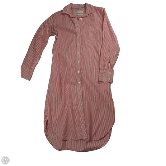 Dress Casual Midi By J. Crew In Striped Pattern, Size: 0
