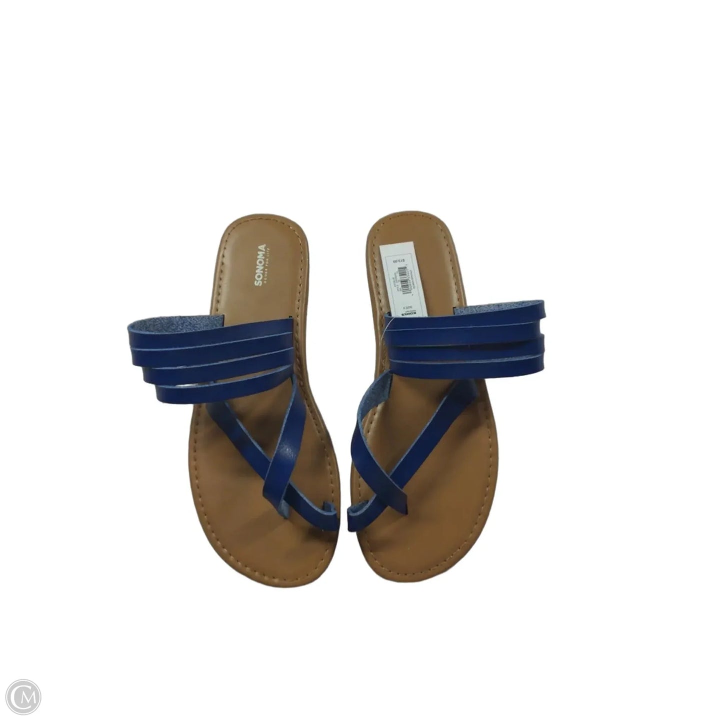 Sandals Flats By Sonoma In Blue, Size: 9