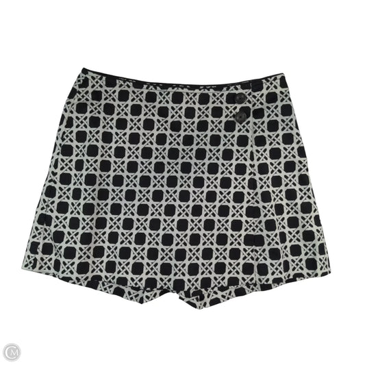 Skort By White House Black Market In Black & White, Size: 8