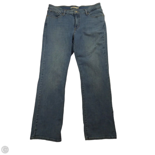 Jeans Straight By Levis In Blue, Size: 16