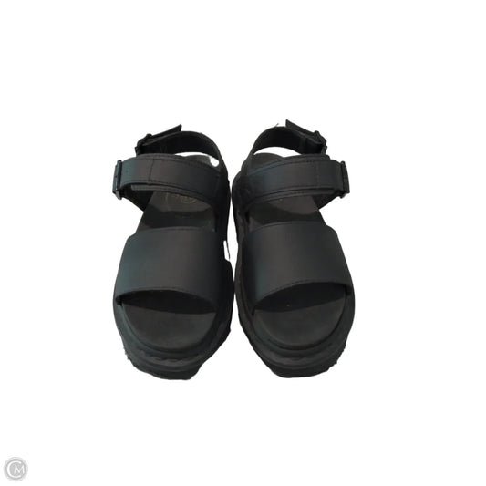 Sandals Heels Platform By Dr Martens In Black, Size: 6