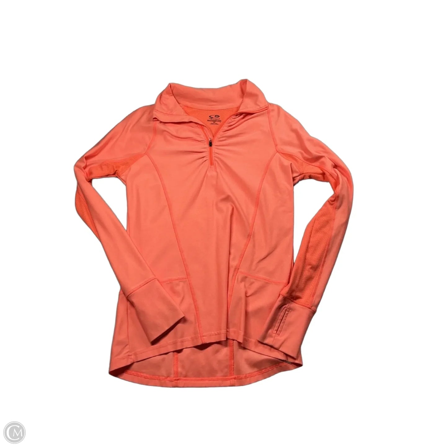 Athletic Jacket By Champion In Orange, Size: S