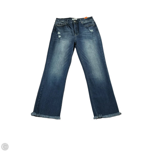 Jeans Straight By Zenana In Blue, Size: 3x