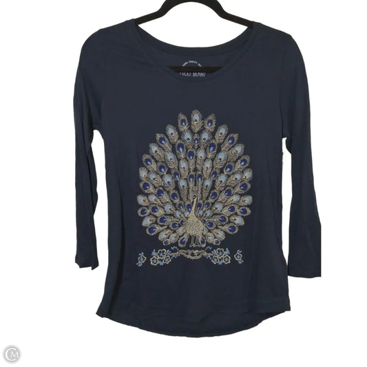 Top Long Sleeve By Lucky Brand In Blue, Size: S