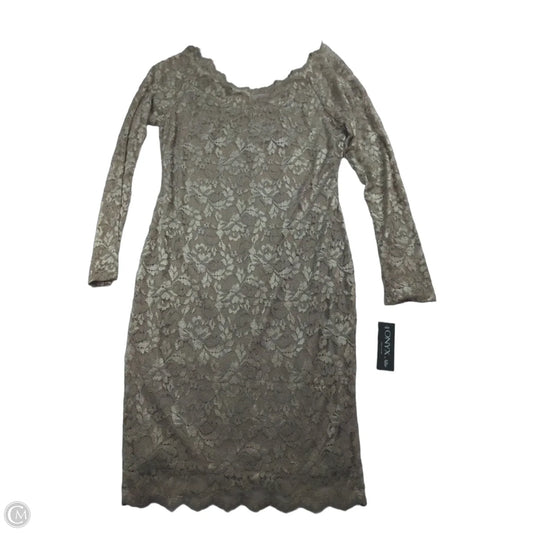 Dress Party Midi By Onyx In Silver, Size: 8