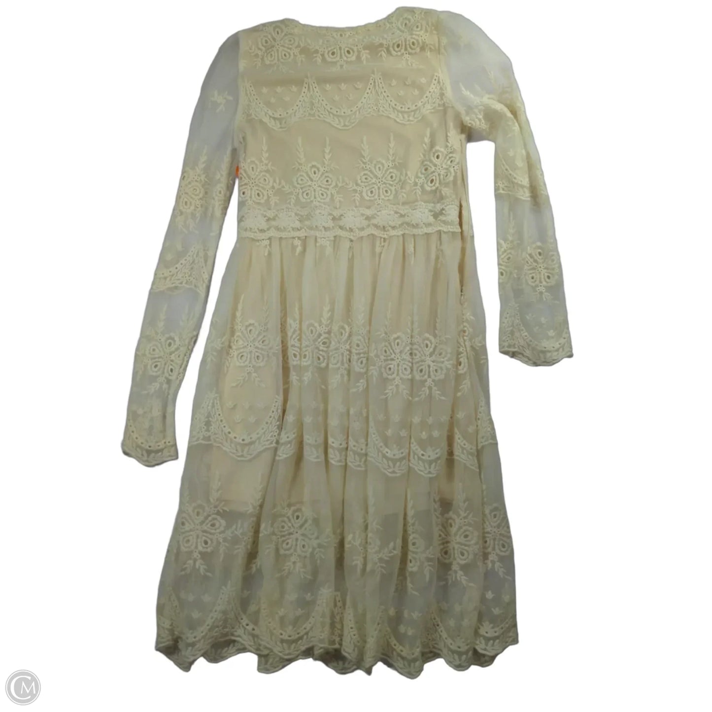 Dress Casual Short By Clothes Mentor In Beige, Size: M