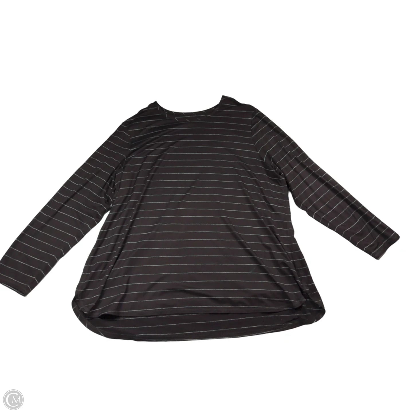 Top Long Sleeve By J. Jill In Striped Pattern, Size: 2x
