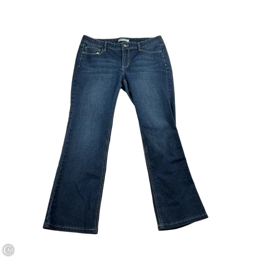 Jeans Straight By White House Black Market In Blue Denim, Size: 10