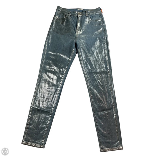 Jeans Skinny By Forever In Silver, Size: 10