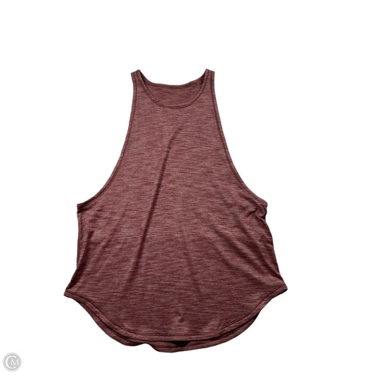 Athletic Tank Top By Lululemon In Red, Size: S
