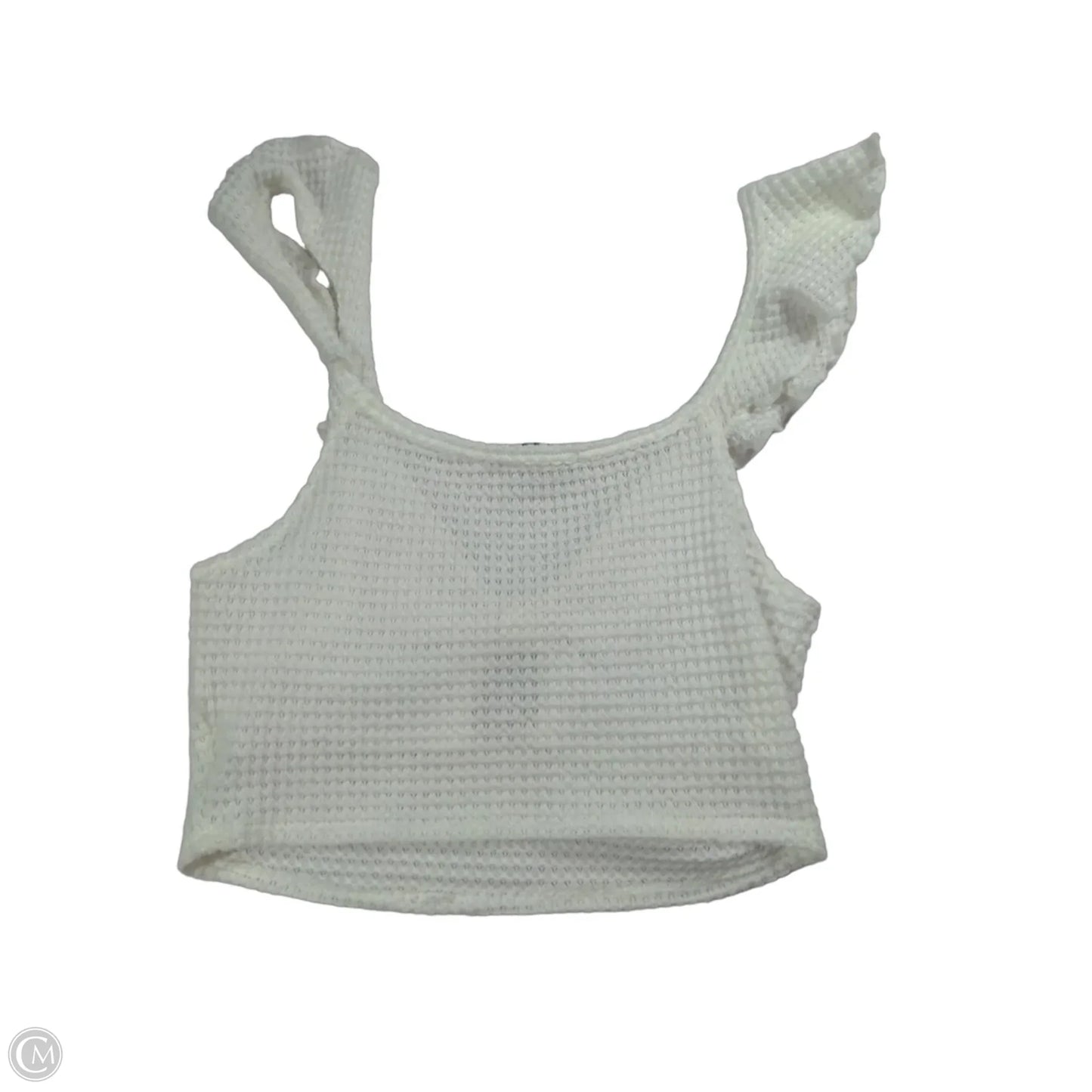 Top Sleeveless By Papaya In White, Size: M