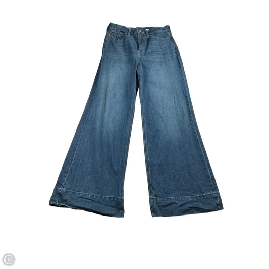 Jeans Wide Leg By J. Crew In Blue, Size: 8