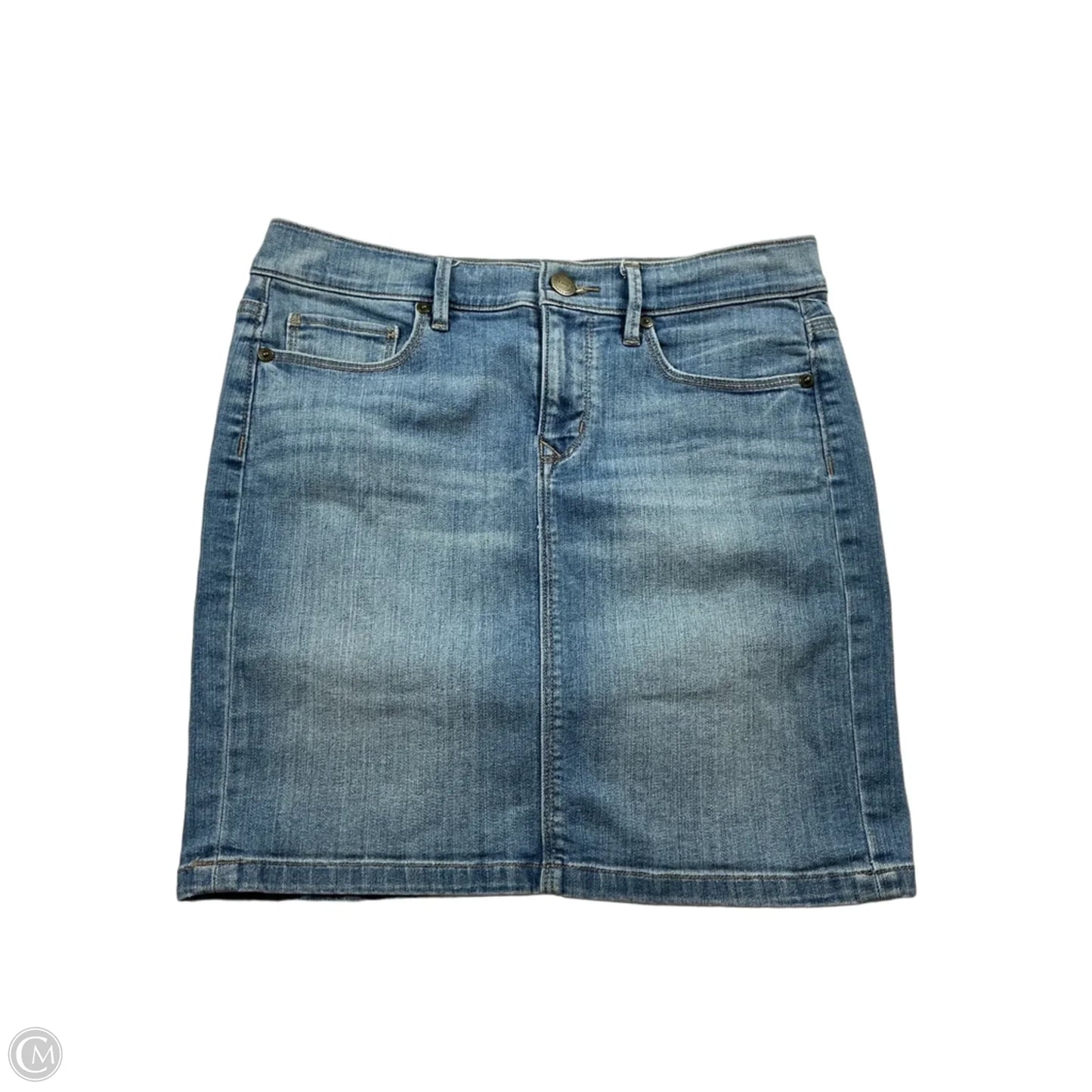 Skirt Maxi By Loft In Blue Denim, Size: 2