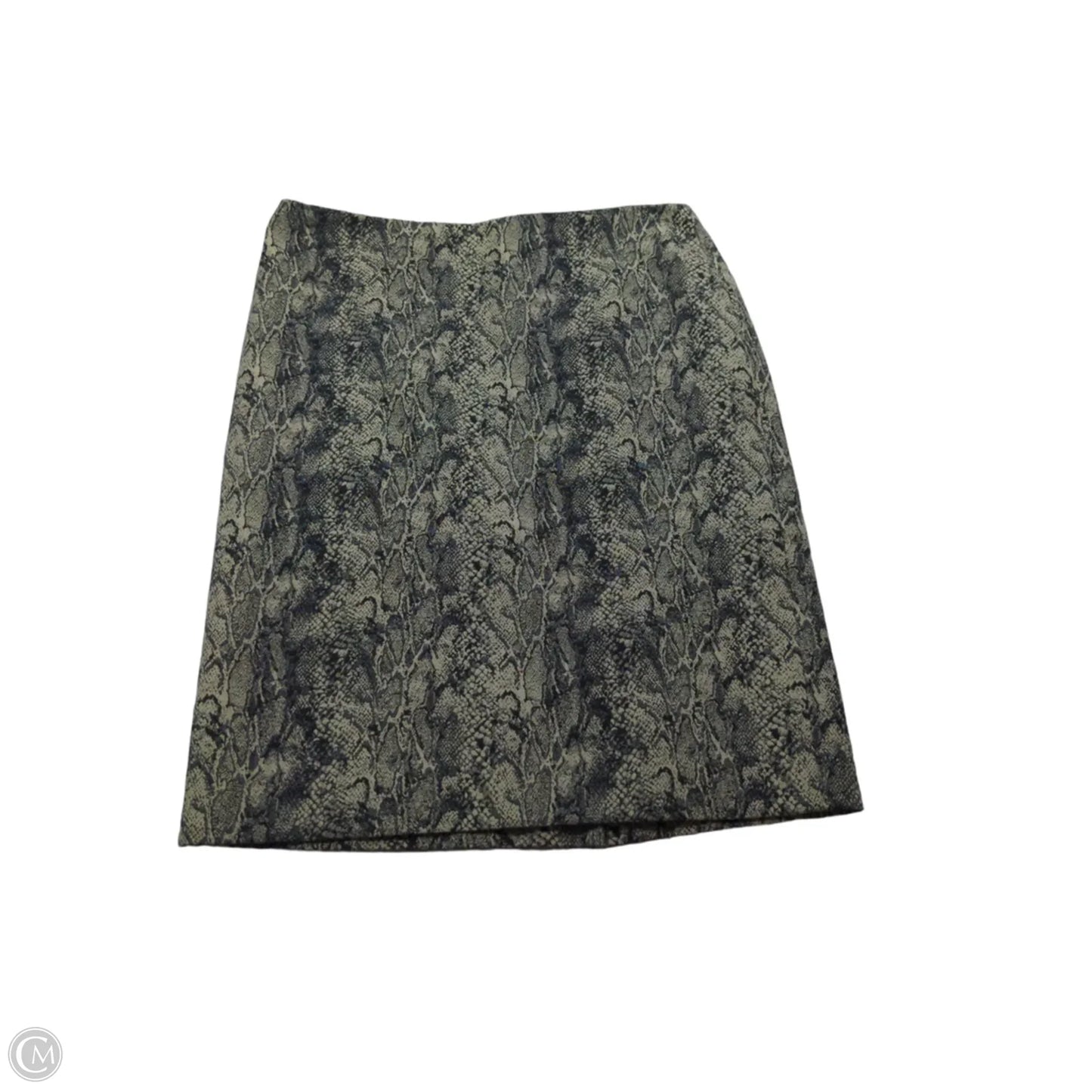 Skirt Midi By Talbots In Snakeskin Print, Size: 4p