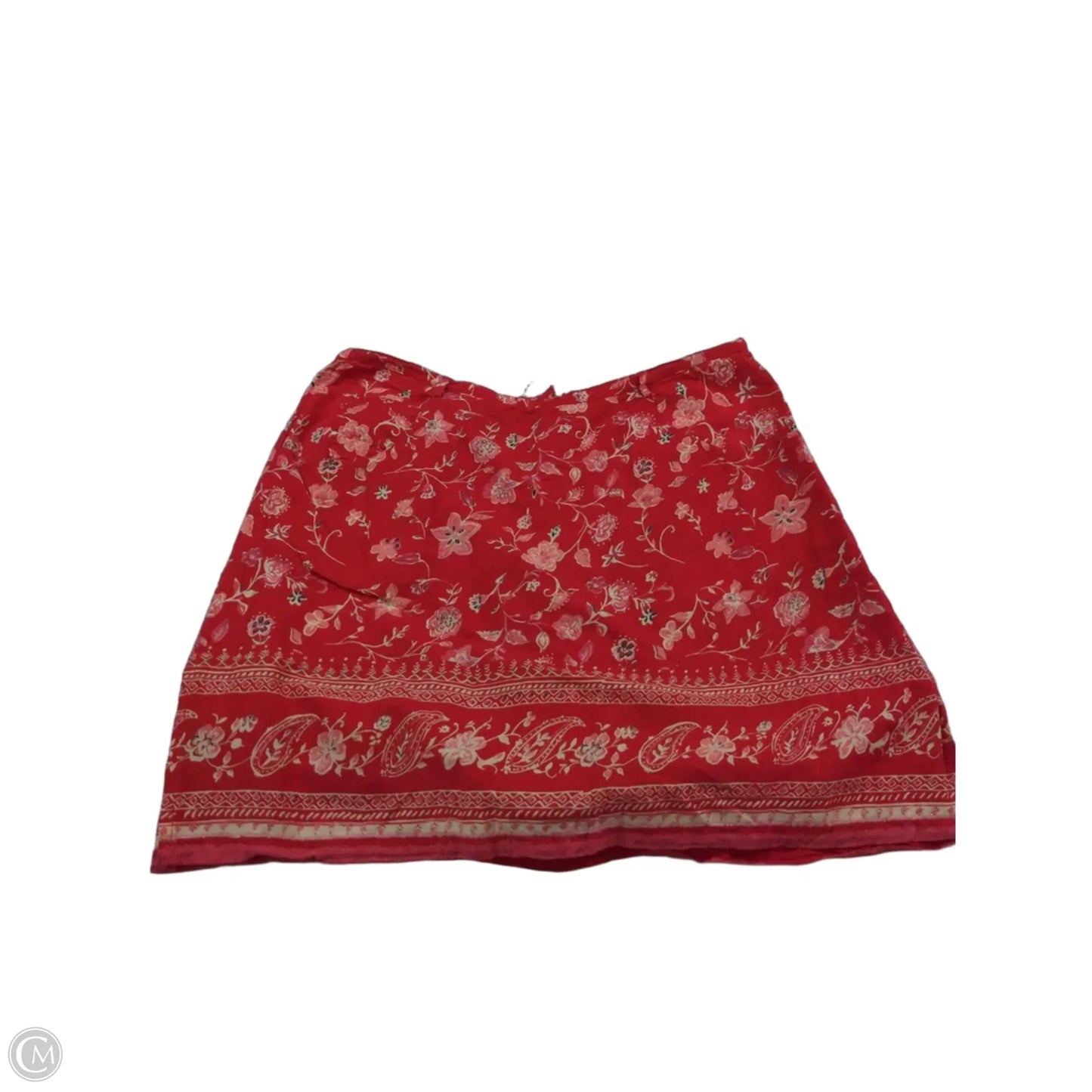 Skort By Clothes Mentor In Pink & Red, Size: 8