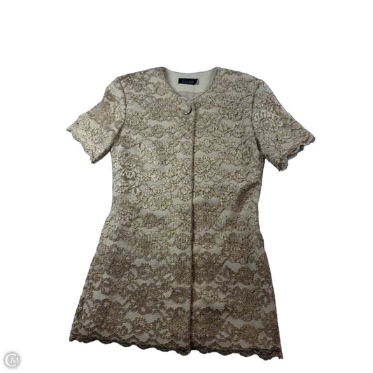Dress Work By Clothes Mentor In Gold, Size: 4