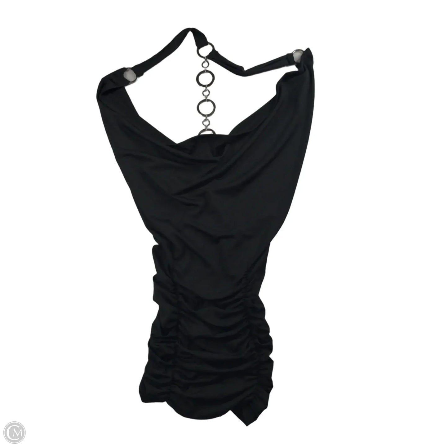 Dress Party Short By Clothes Mentor In Black & Silver, Size: M