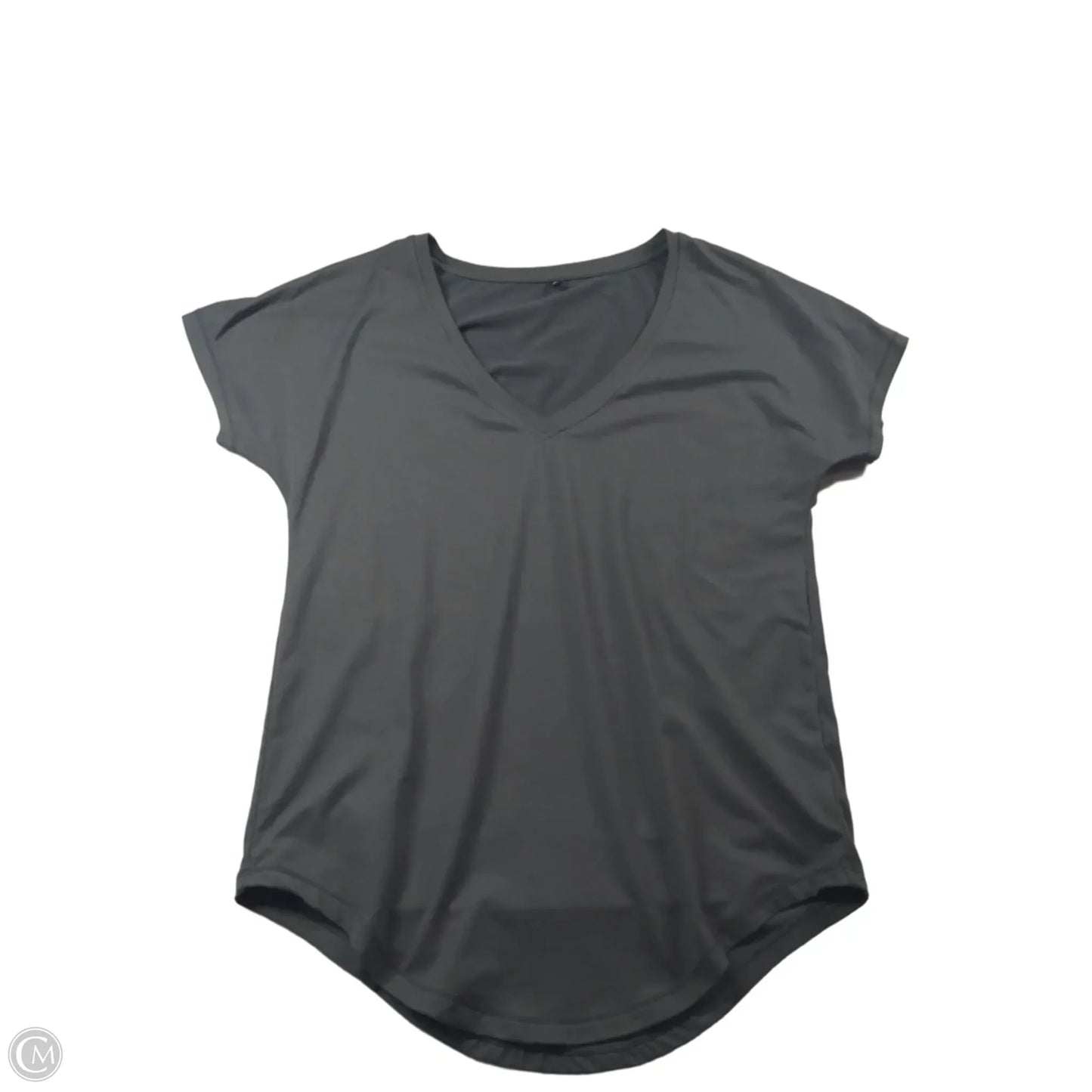 Top Short Sleeve Basic By Clothes Mentor In Grey, Size: Xs