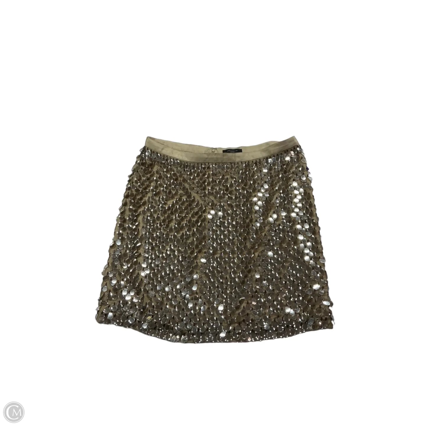 Skirt Midi By Ann Taylor In Beige, Size: 14
