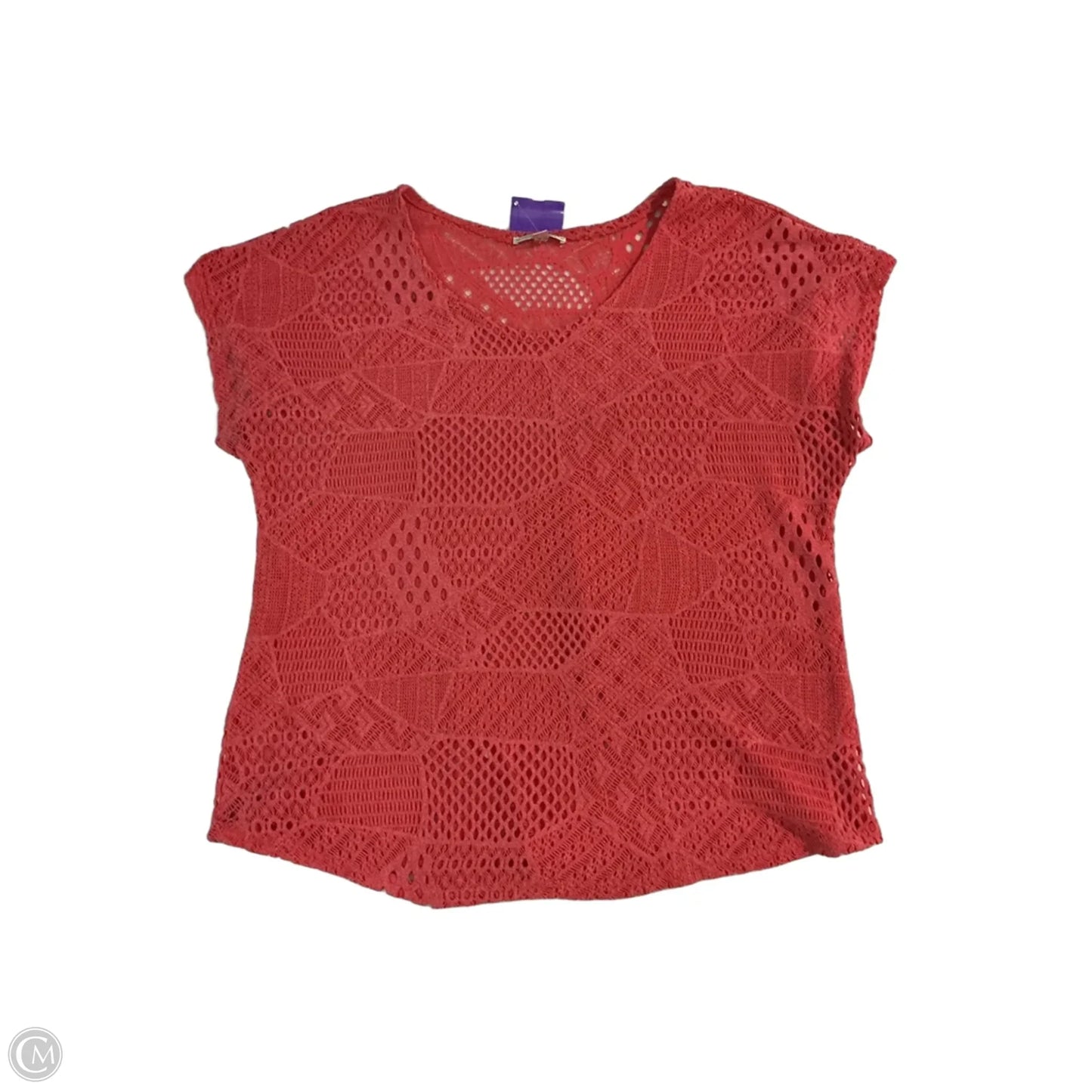Top Short Sleeve By Clothes Mentor In Pink, Size: 3x