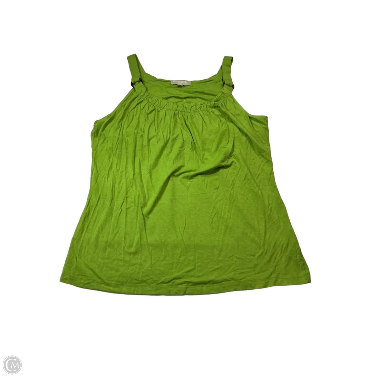 Top Sleeveless By Banana Republic In Green, Size: L