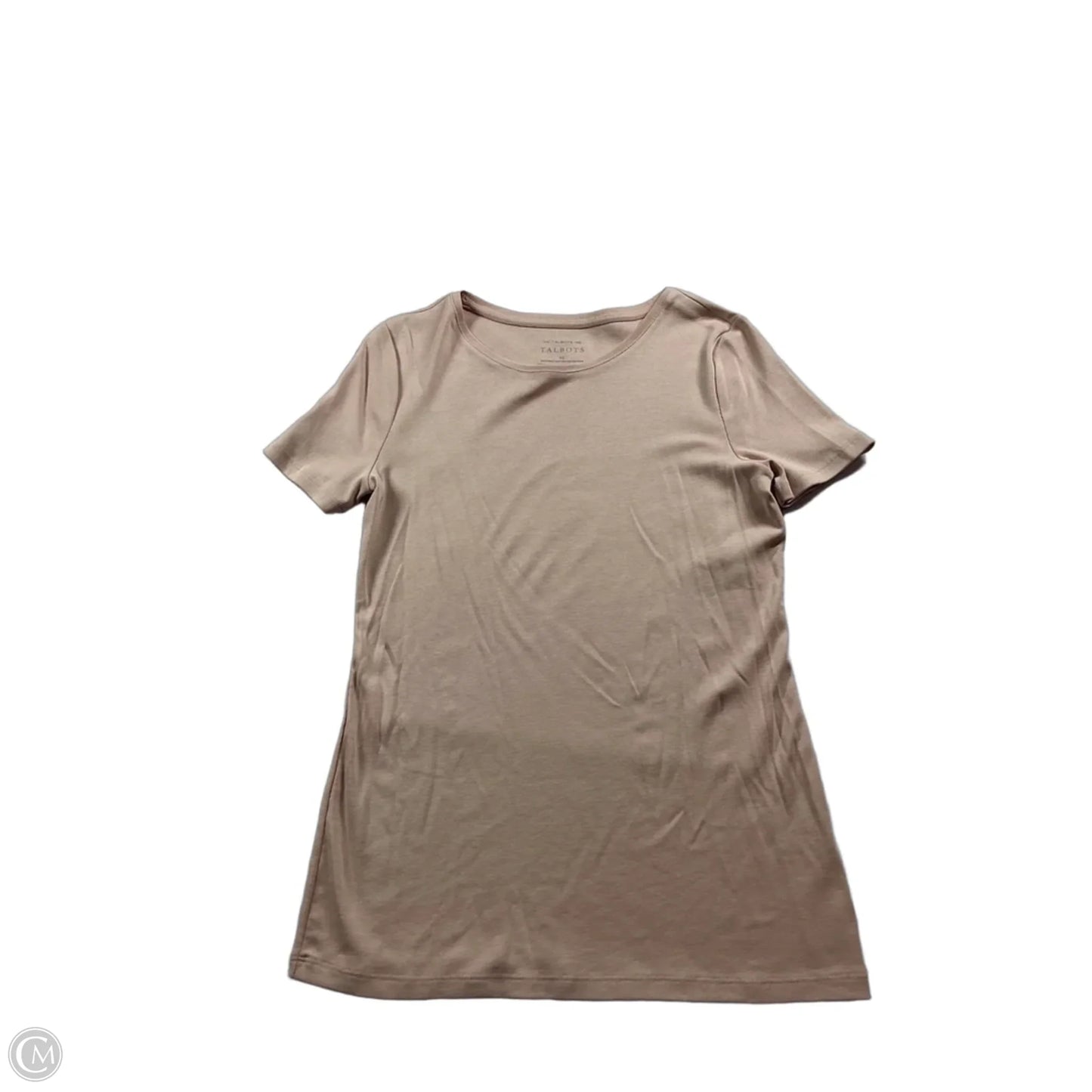 Top Short Sleeve Basic By Talbots In Pink, Size: Xs