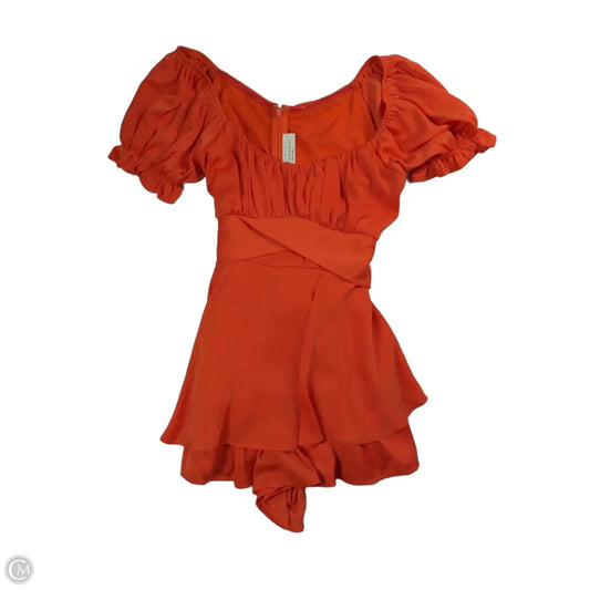 Romper By Clothes Mentor In Orange, Size: Xs