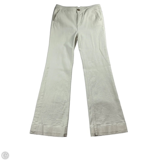 Jeans Boot Cut By Anthropologie In White, Size: 28