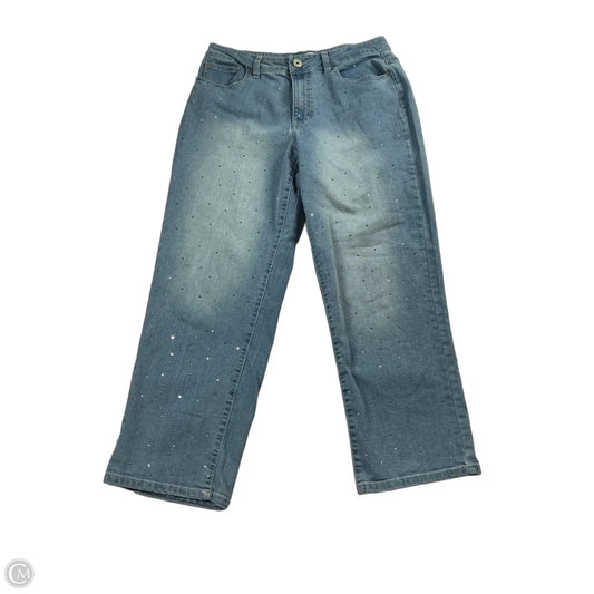 Jeans Cropped By Clothes Mentor In Blue, Size: 8