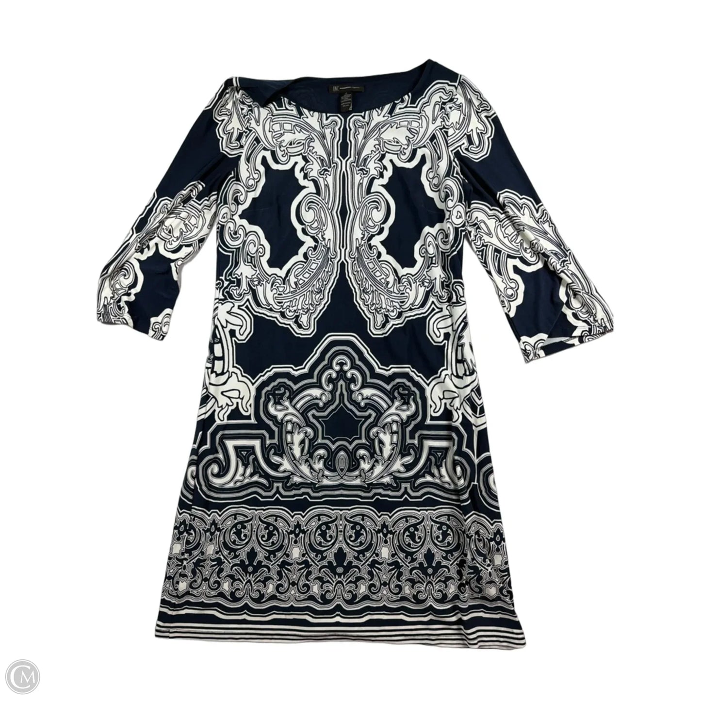 Dress Casual Short By Inc In Blue & White, Size: M