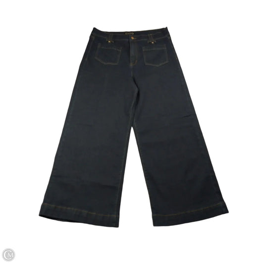 Jeans Wide Leg By Nanette By Nanette Lepore In Blue Denim, Size: 12