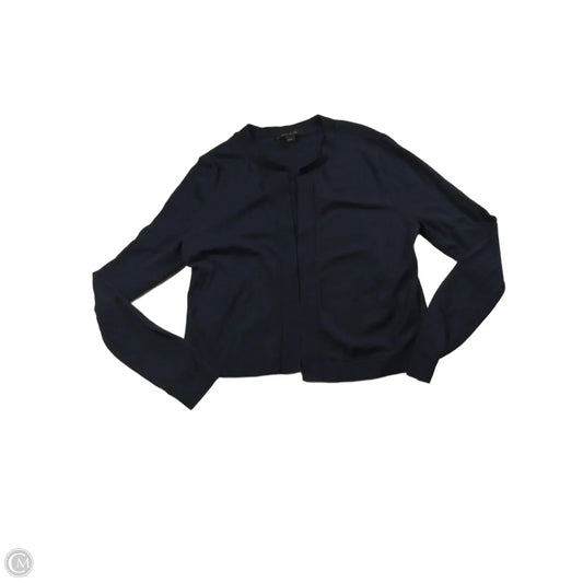 Sweater Cardigan By Ann Taylor In Navy, Size: S