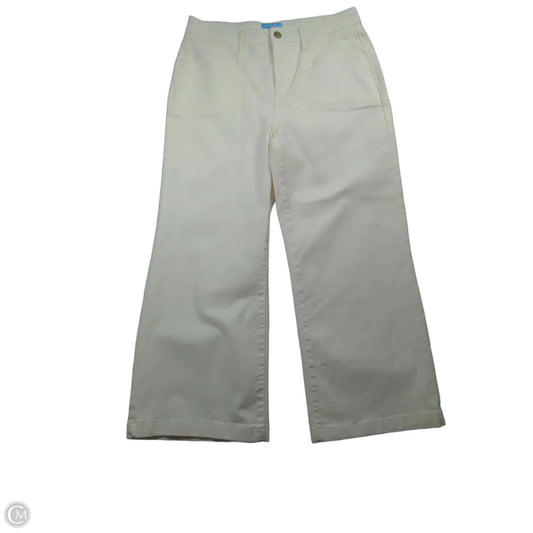 Jeans Wide Leg By Draper James Rsvp In White, Size: 14