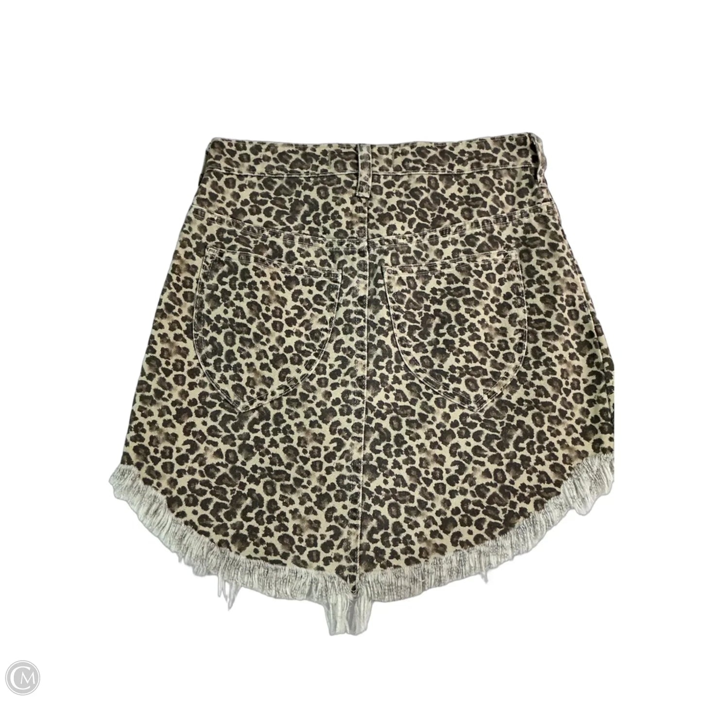 Skirt Mini & Short By Free People In Animal Print, Size: 0