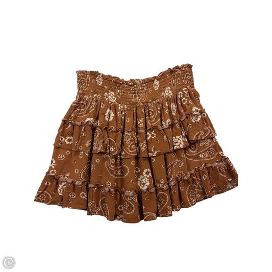 Skirt Mini & Short By Aerie In Orange, Size: M
