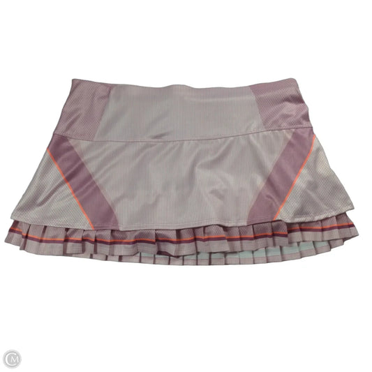 Athletic Skort By K Swiss In Pink, Size: L