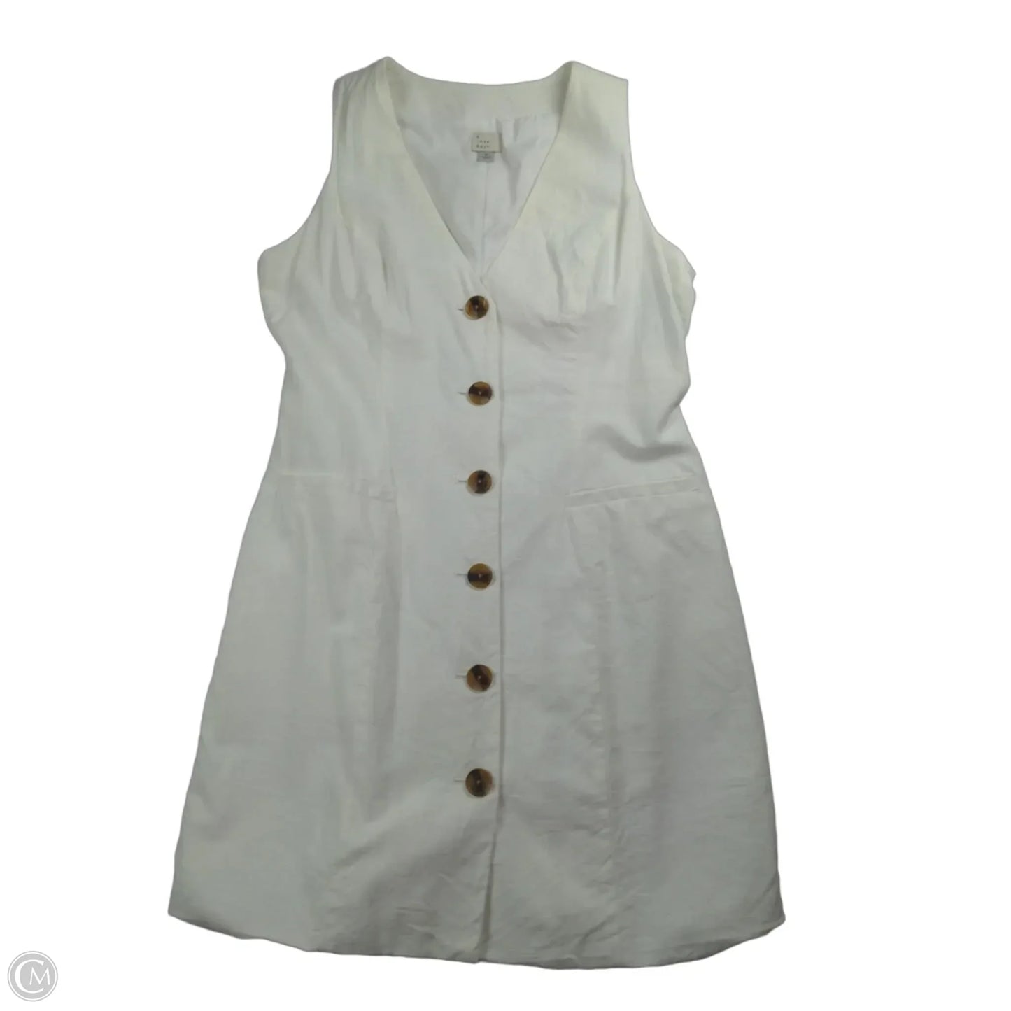 Dress Casual Short By A New Day In White, Size: M