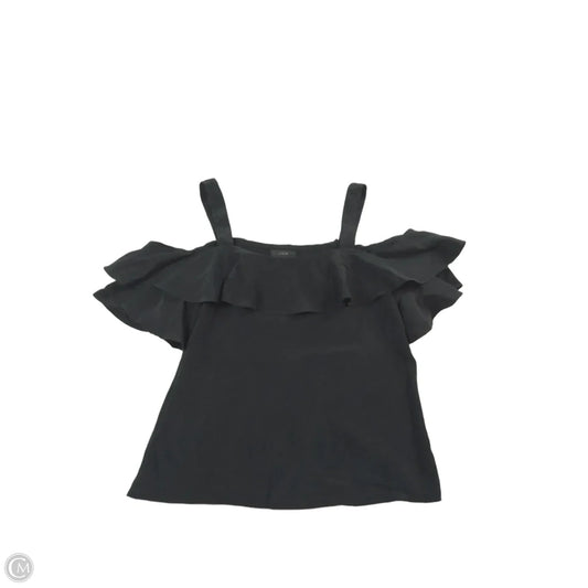 Top Short Sleeve By J. Crew In Black, Size: 6