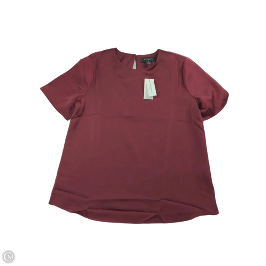 Top Short Sleeve By Banana Republic In Red, Size: S