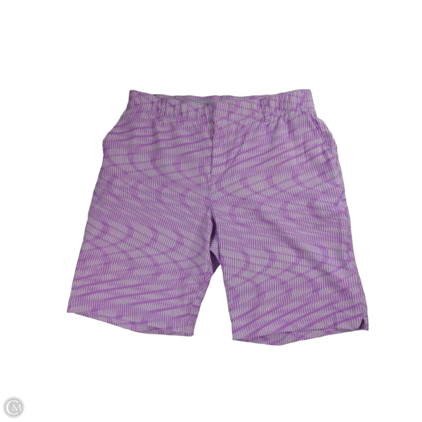 Athletic Shorts By Under Armour In Purple & White, Size: 10