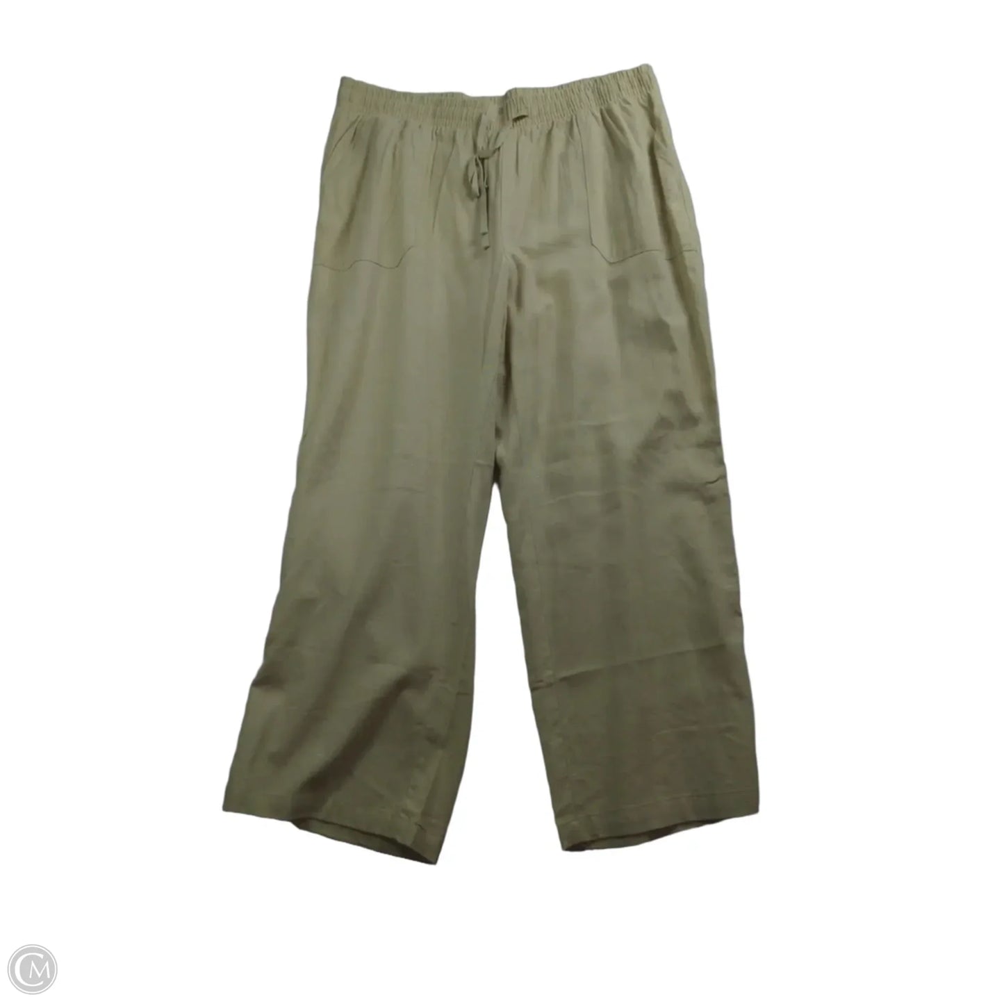Pants Linen By Cato In Tan, Size: 18