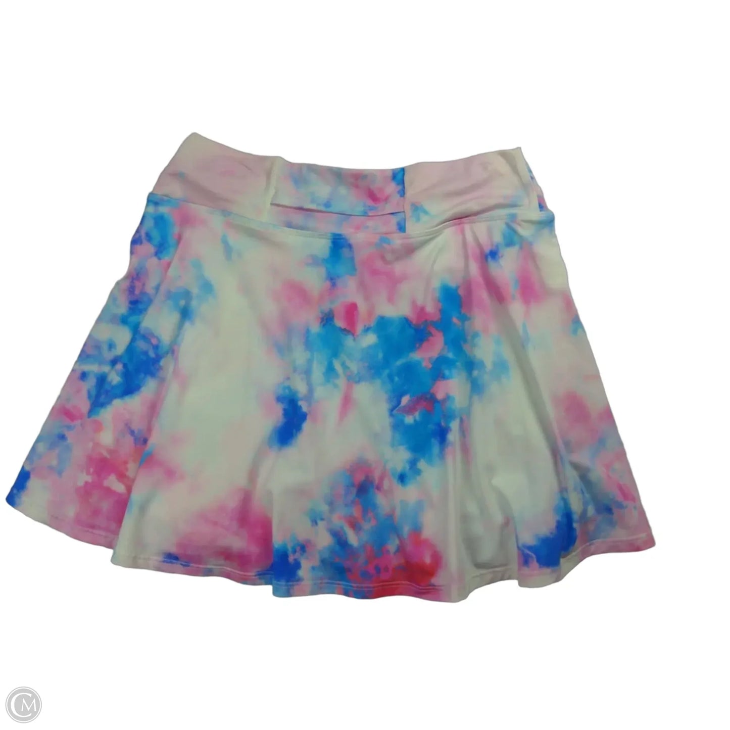 Athletic Skort By Clothes Mentor In Tie Dye Print, Size: L