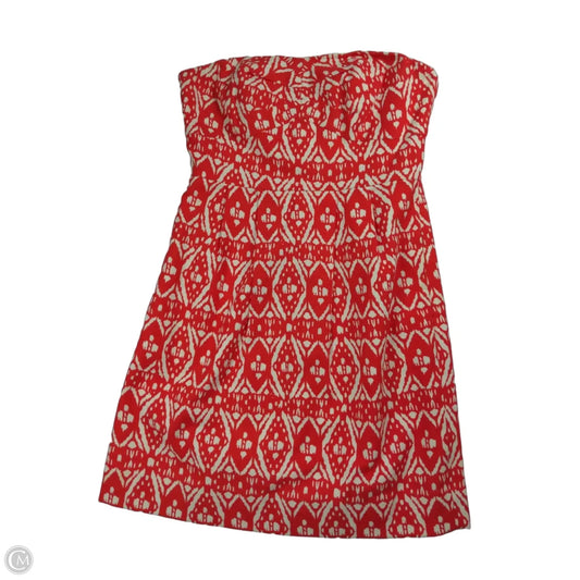 Dress Casual Short By J. Crew In Red & White, Size: 2